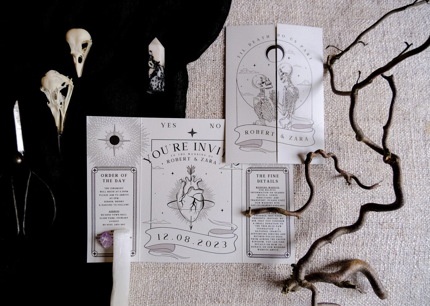The Enchantment of a Halloween Wedding