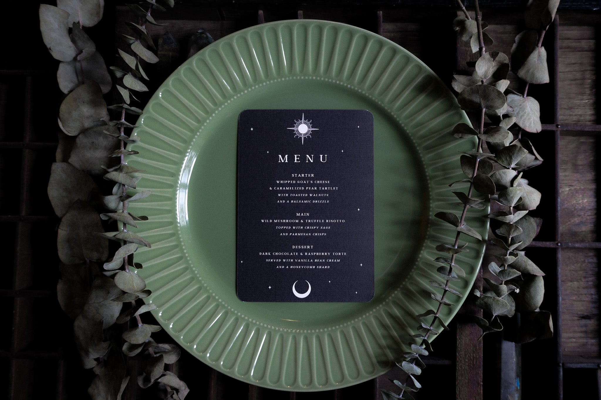 'Til Death Do Us Part' Lovers Wedding Menu Cards
