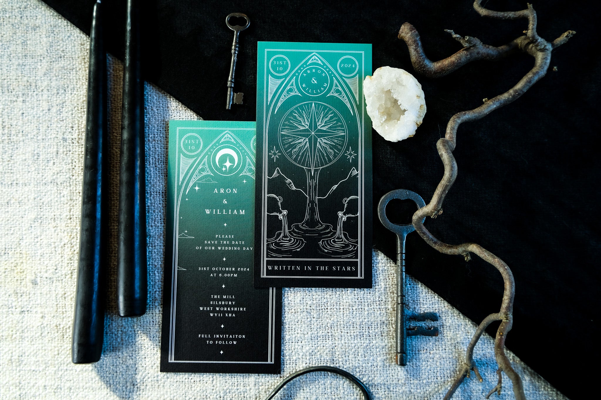 'The Star' Save The Date Card