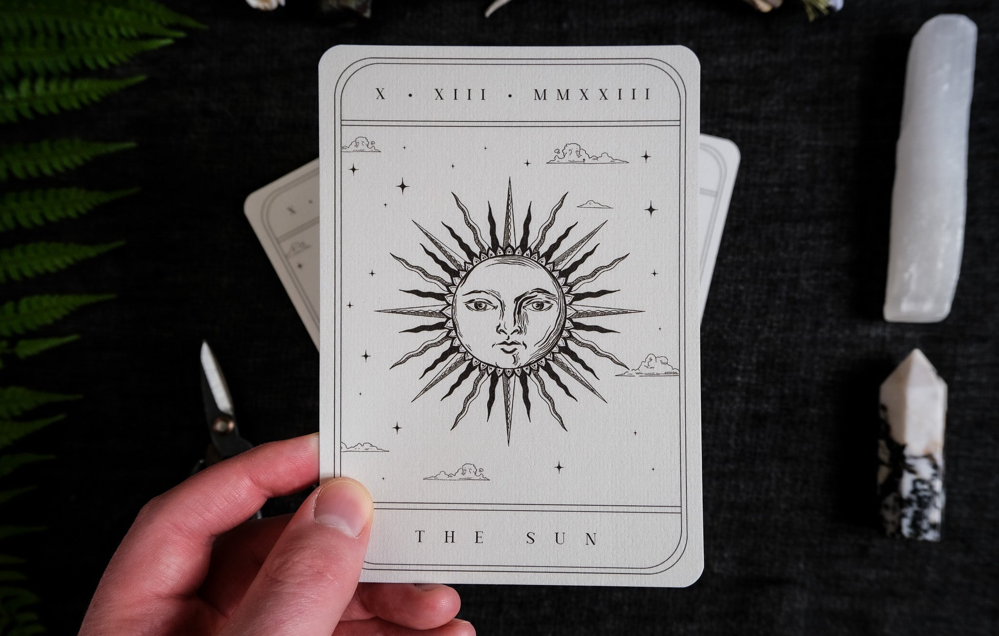 Tarot Card Spread 3-Piece Invitation Suite